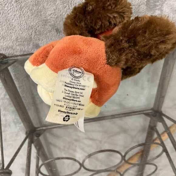 Disney Store Fifi the Pekingese Minnie Mouse's Pet Dog plush 6” brown - Picture 3 of 8